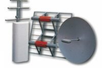 Parabolic antenna FOR RADIO AND TELEVISION TRANSMISSION