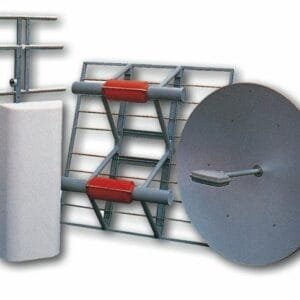 Parabolic antenna FOR RADIO AND TELEVISION TRANSMISSION
