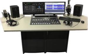 on-air-studio-with-SOUNDTRACK-AUTOMATION-and-two-presenters-uai